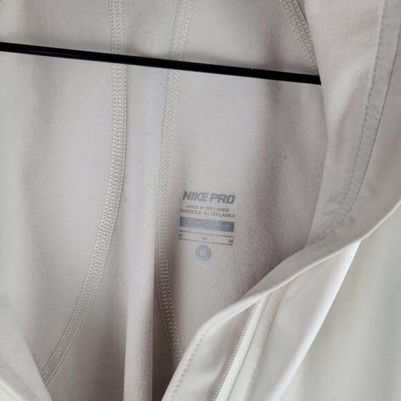 NIKE Women's Size M Medium Hyperwarm Shield Half 1/2 Zip Long Sleeve 485728-072 - Picture 5 of 12